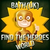 Jeu Find the Heroes World – Bath en plein ecran