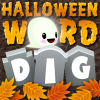 Jeu Halloween Word Dig en plein ecran
