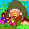 Jeu Kid’s coloring: Forest House 2 en plein ecran