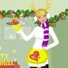 Jeu Lovely Waitress in Christmas Eve Party en plein ecran