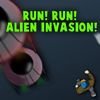 Jeu Run! Run! Alien Invasion! en plein ecran