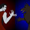 Jeu Vampires vs Werewolves: TicTacToe en plein ecran