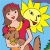 Jeu Girl and Dog Coloring Game