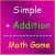 Jeu Simple Addition math game