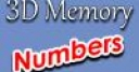Jeu 3D Memory: Numbers