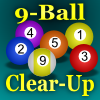 Jeu 9-Ball Clear-Up (Pool) en plein ecran