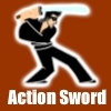 Jeu Action Sword en plein ecran