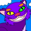 Jeu Alice in Wonderland: The Cheshire Cat Coloring Game en plein ecran