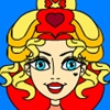Jeu Alice in Wonderland: The Red Queen Coloring Game en plein ecran