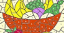 Jeu Classic fruit basket coloring