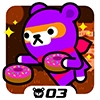 Jeu Donut Ninja – Tappi Bear en plein ecran