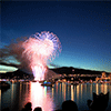 Jeu Fireworks Over the Lake Jigsaw Puzzle en plein ecran