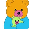Jeu Friendly Bears Coloring en plein ecran