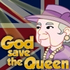 Jeu God Save the Queen en plein ecran