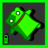Happy Green Robot MOBILE