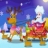 Happy Santa Claus and Reindeer