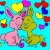 Jeu love rabbits Coloring
