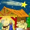 Jeu Nativity Scene Coloring Game en plein ecran