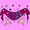 Jeu New Year 2011 Coloring en plein ecran