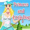 Jeu Princess and little dog dress up en plein ecran