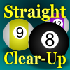 Jeu Straight Clear-Up (Pool/Billiards) en plein ecran