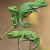 Jeu Three chameleon in the tree slide puzzle